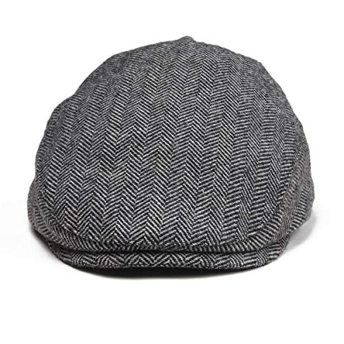 JANGOUL Kids Wool Tweed Newsboy Flat Cap Herringbone Boy Infant Toddler Child Youth Beret Hat (2-3T, Style1) - Image 2