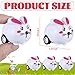 Haull 48 Pcs Easter Egg Basket Fillers Bulk Easter Cars Pull Back Bunny Rabbit Cars for Basket Stuffers Gifts 6 Styles - Image 4