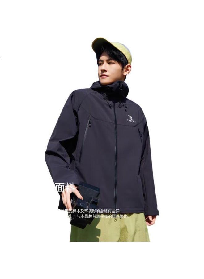 camel Luotuo Mountain Sea Jacket 2.0 Outdoor Men'S And Women'S Mountain-Style Hiking Coat, Windproof And Water-Resistant Travel Jacket M15Baki063 - Image 3