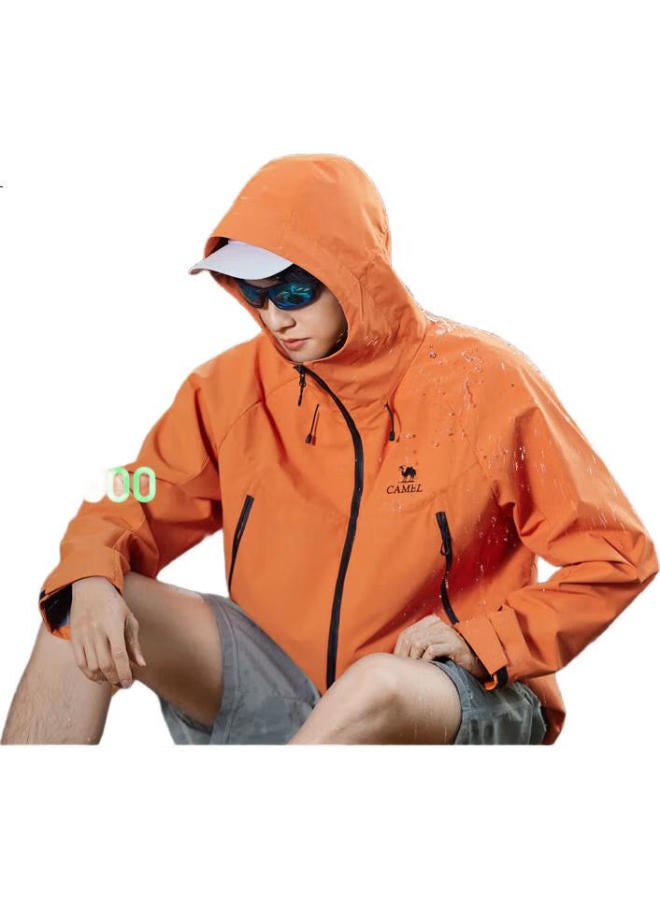 camel Luotuo Mountain Sea Jacket 2.0 Outdoor Men'S And Women'S Mountain-Style Hiking Coat, Windproof And Water-Resistant Travel Jacket M15Baki063 - Image 1