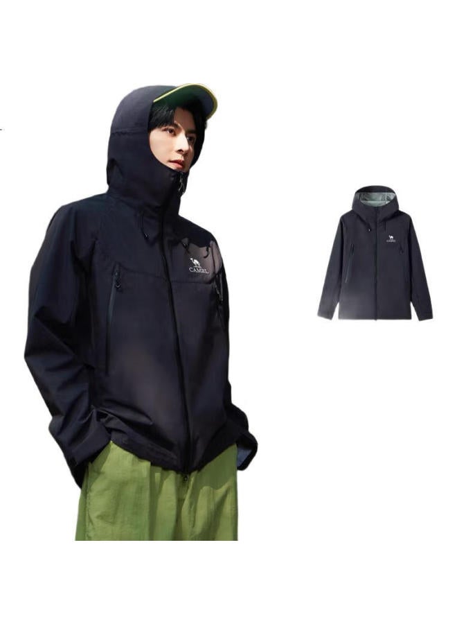 camel Luotuo Mountain Sea Jacket 2.0 Outdoor Men'S And Women'S Mountain-Style Hiking Coat, Windproof And Water-Resistant Travel Jacket M15Baki063 - Image 2