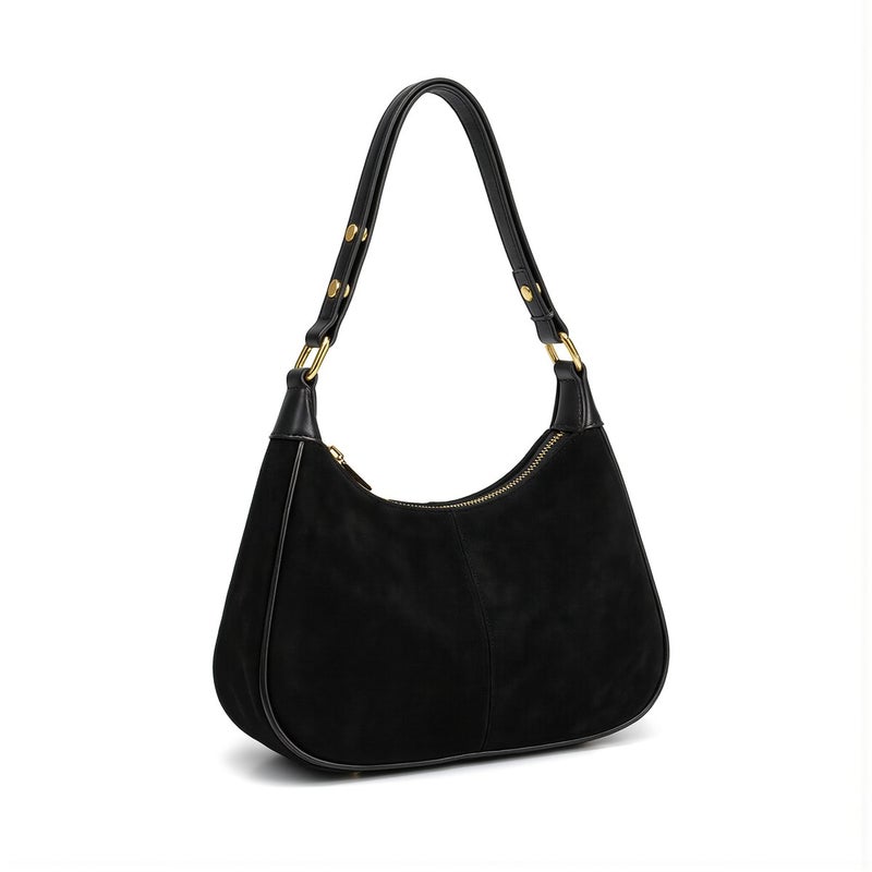 Comfortable Hobo Bag No Shoulder Pain No Deformation Anti Theft Zipper Safe Purse - Image 1