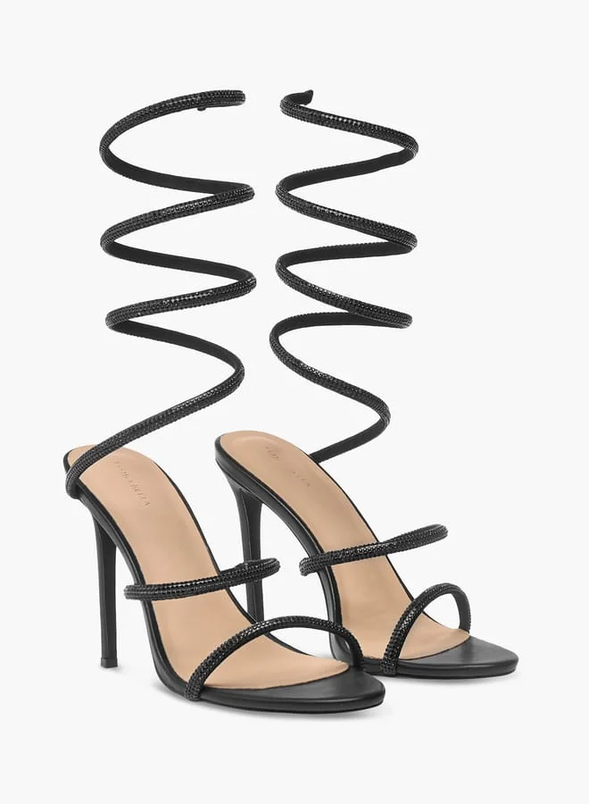 فلورا بيلا من شو إكسبرس صنادل جلاديتور نسائية مزينة بكعب ستيليتو