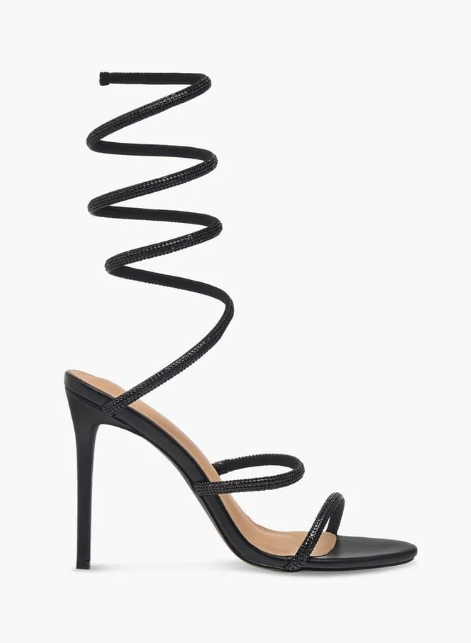 فلورا بيلا من شو إكسبرس صنادل جلاديتور نسائية مزينة بكعب ستيليتو