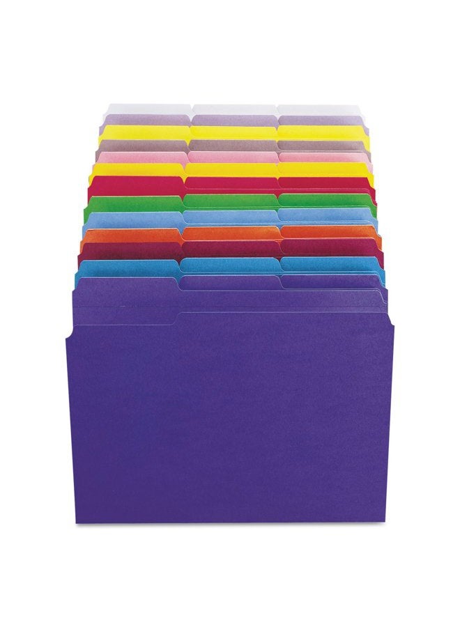 Smead File Folder, Reinforced 1/3-Cut Tab, Letter Size, Red, 100 per Box (12734) - Image 4