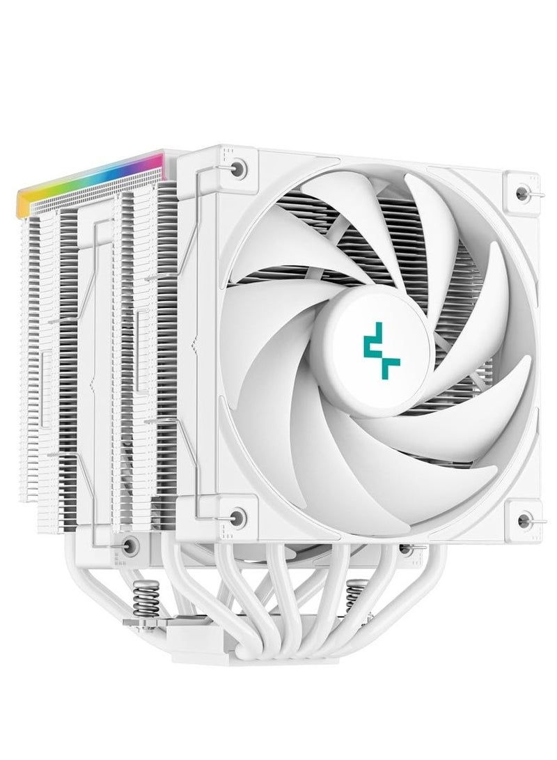 Deepcool AK620 DIGITAL WH 120mm CPU Cooler/CPU Fan - White | Support Intel - LGA2066/2011-v3/2011/1700/1200/1151/1150/1155 & AMD - AM5/AM4 - R-AK620-WHADMN-G - Image 2