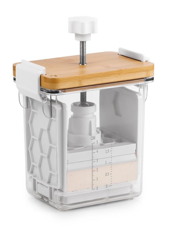 Valleyhike Tofu Press - Tofu Press Dishwasher Safe, Vegan Gifts Tofu Presser for Removing Water from Tofu Extra Firm Organic, Tofu Maker Mold for Pressing Out Water from Firm, and Extra Firm Tofu - BPA Free - Image 1
