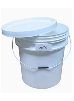 ARTC Plastic Pail Paint Bucket White  - Image 2