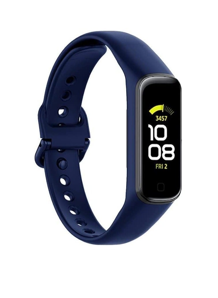 Compatible for Samsung Galaxy Fit 2 for Women Men, Breathable Soft Silicone Sport Wristband Adjustable Replacement Band