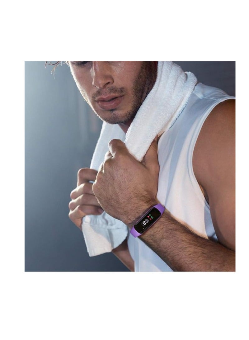 Compatible for Samsung Galaxy Fit 2 for Women Men, Breathable Soft Silicone Sport Wristband Adjustable Replacement Band  - Image 2