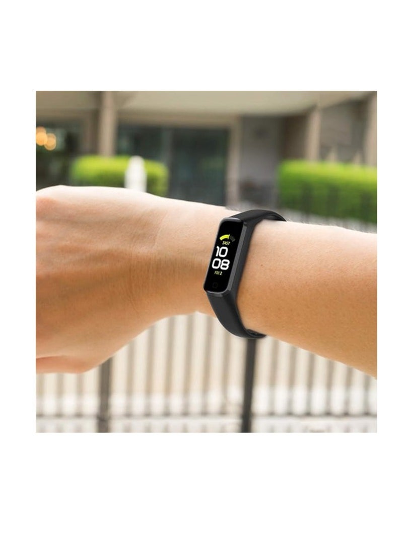 Compatible for Samsung Galaxy Fit 2 for Women Men, Breathable Soft Silicone Sport Wristband Adjustable Replacement Band  - Image 3