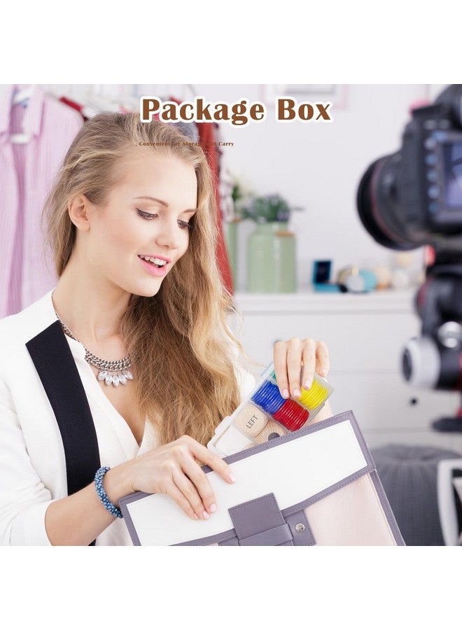 Luxiv 3+48 Pcs Left Right Center Game Dice, Luxiv 3Pcs Wood Left Right Center Game Dice with 48Pcs 4 Color Chips, Storage Boxs - Image 5