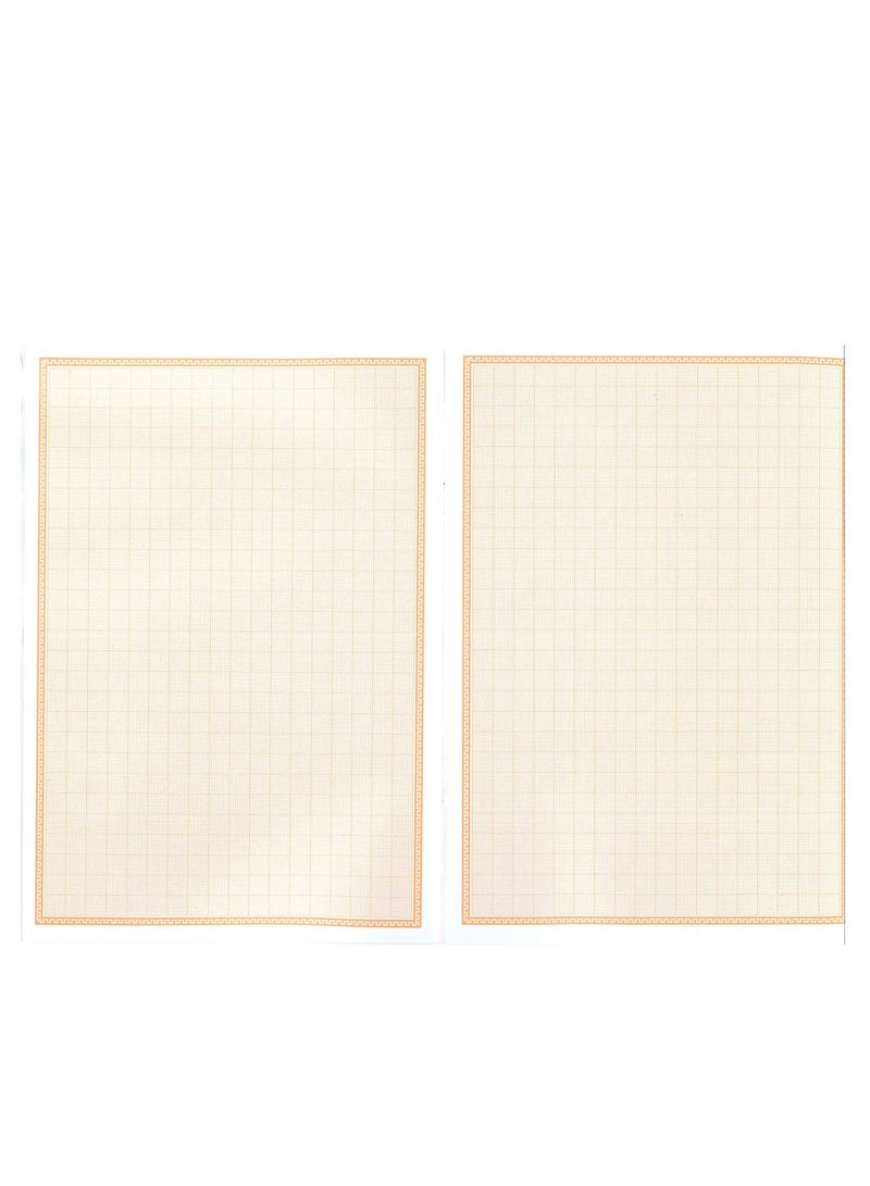 Sadaf دفتر ملاحظات بياني بحجم A4 مكون من 4 قطع، 50 ورقة، بتصميمات متنوعة - Image 2