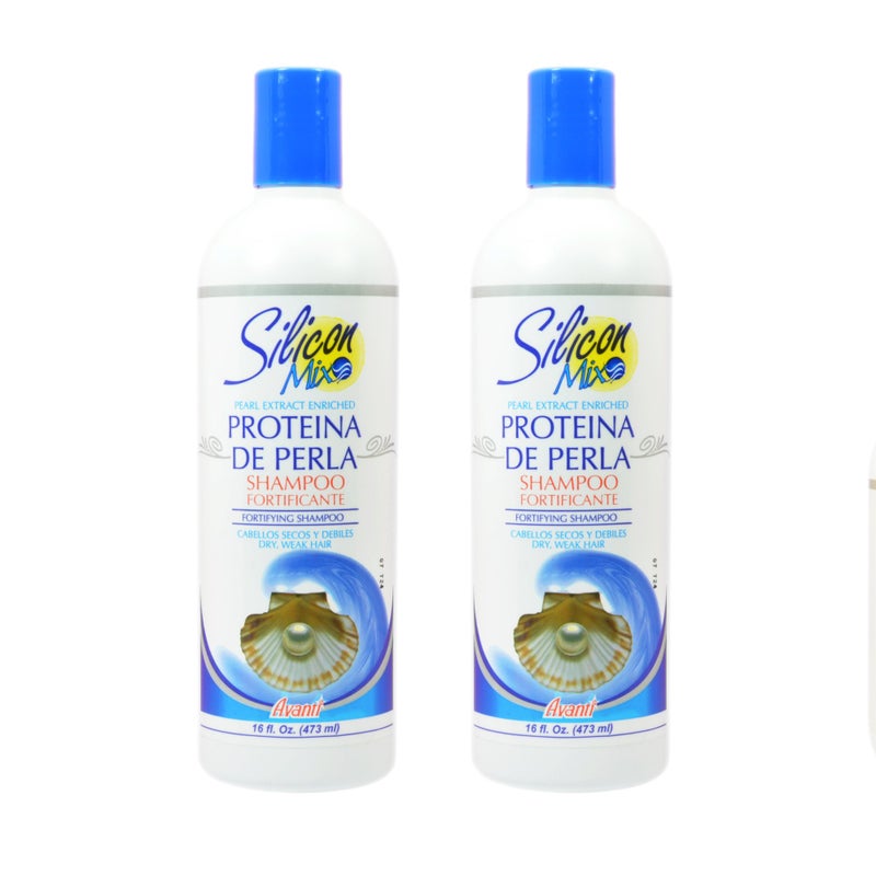 Silicon Mix Proteina De Perla Shampoo 16oz Pack of 2