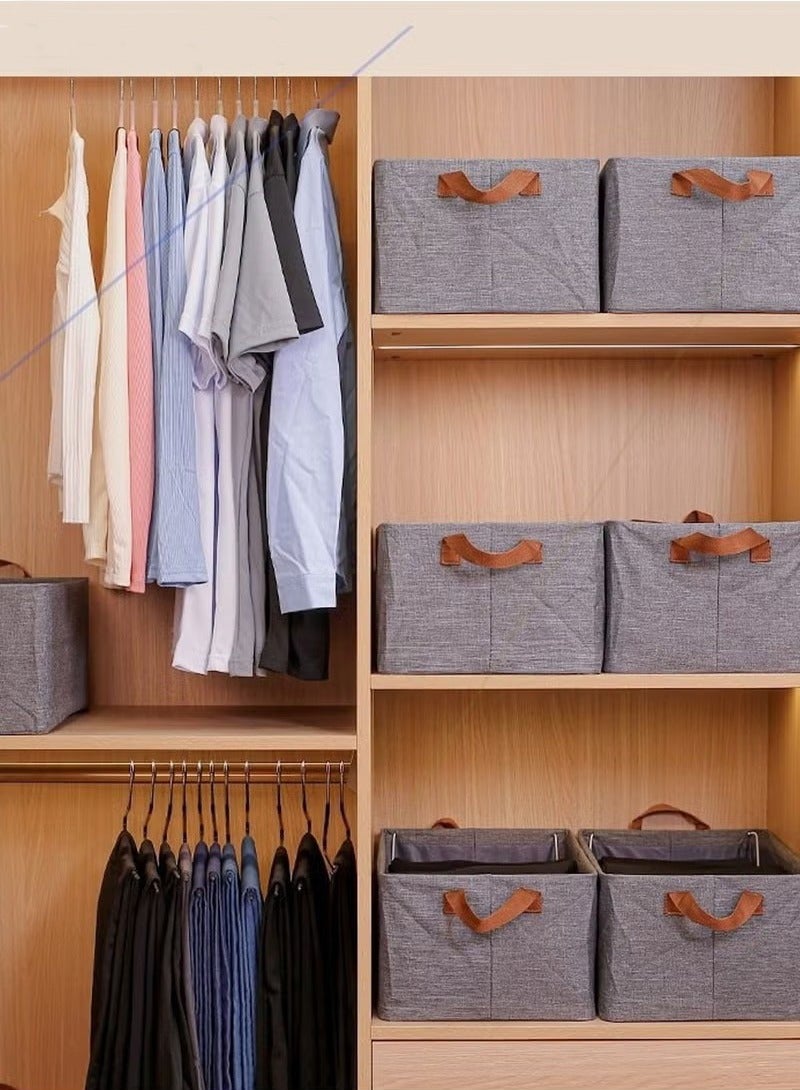 HOMESTAR 6-Piece Foldable Organizer,Large Capacity Clothes Organization With Reinforced Handle - Image 3