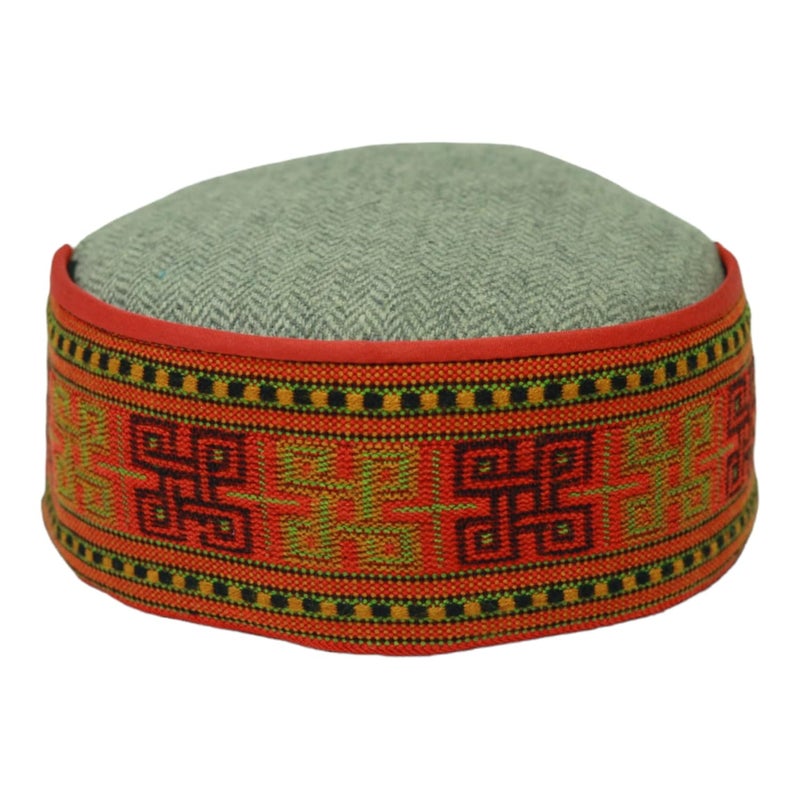 Vastraa Fusion Store قبعة فاسترا فوشن الصوفية كولو/هيماتشالي (عبوة من 1) - Image 1