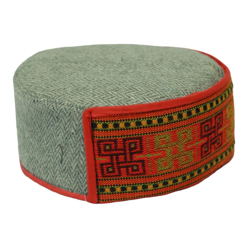 Vastraa Fusion Store قبعة فاسترا فوشن الصوفية كولو/هيماتشالي (عبوة من 1) - Image 3