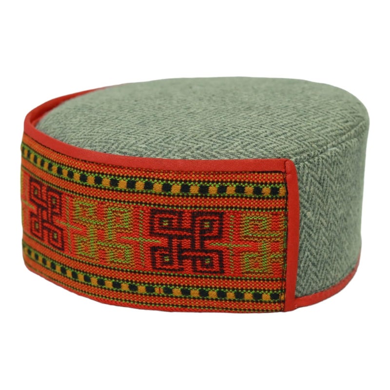 Vastraa Fusion Store قبعة فاسترا فوشن الصوفية كولو/هيماتشالي (عبوة من 1) - Image 2