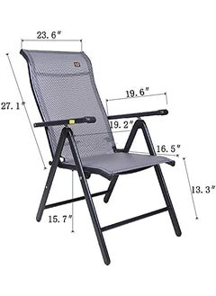 Glaceon Glaceon Zero Gravity Chair Patio Folding Lawn Lounge Chairs Outdoor Lounge Gravity Chair Camp Reclining Lounge Chair with Pillows for Poolside Backyard and Beach  - Image 2
