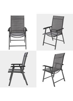 Glaceon Glaceon Zero Gravity Chair Patio Folding Lawn Lounge Chairs Outdoor Lounge Gravity Chair Camp Reclining Lounge Chair with Pillows for Poolside Backyard and Beach  - Image 4