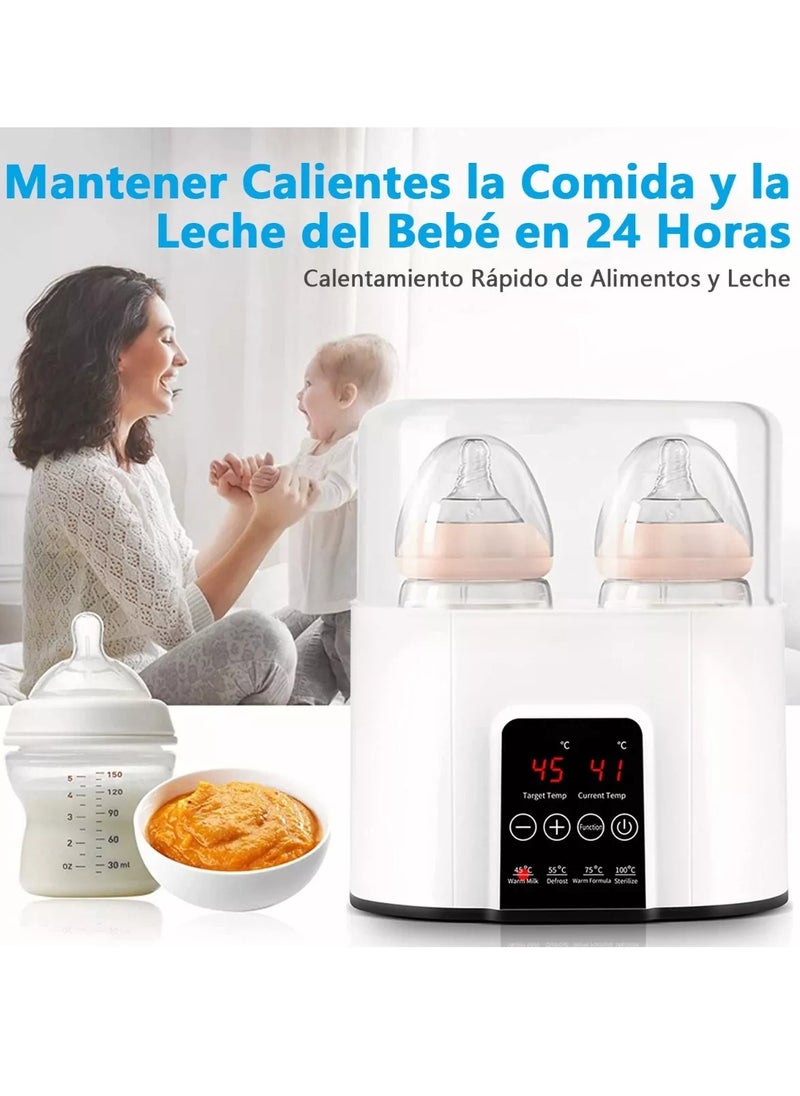 6 In 1 Baby Bottle and Food Warmer White