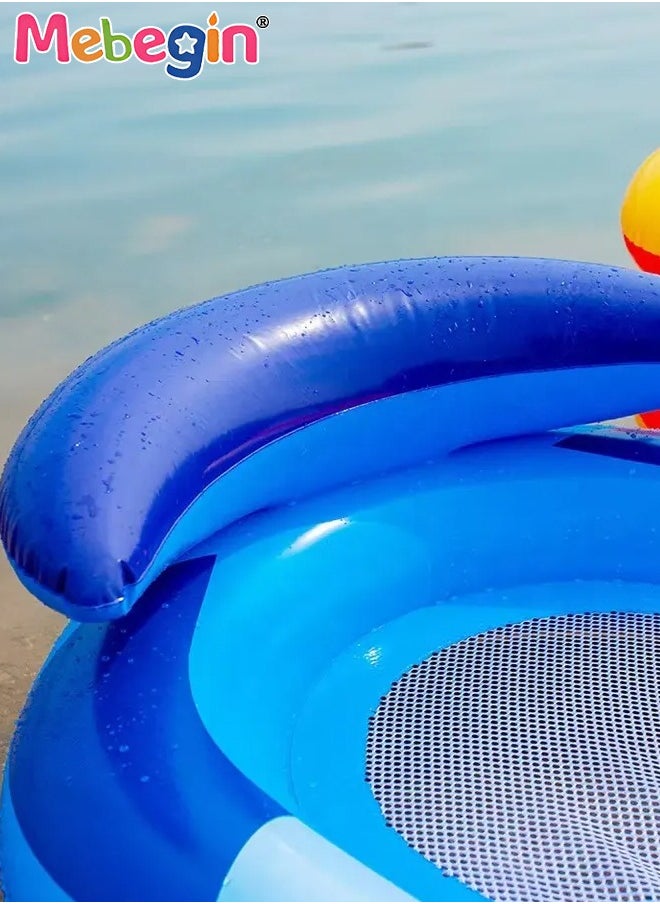 Giant Inflatable Pool Float 160*90cm, Inflatable Pool Floats, Inflatable Raft for Summer, Giant Pool Lounger, Pool Accessories, Lake Floats Pool Toys, Summer Fun for Pool, Lake, Beach Party Blue