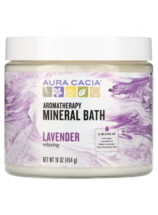 أورا كاسيا، حمام معدني للعلاج بالروائح، لافندر مريح، 16 أونصة (454 جم)