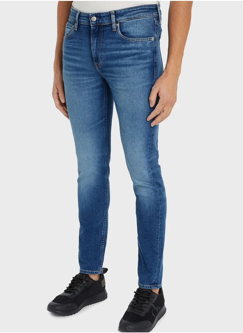 Calvin Klein Jeans Light Wash Slim Fit Jeans