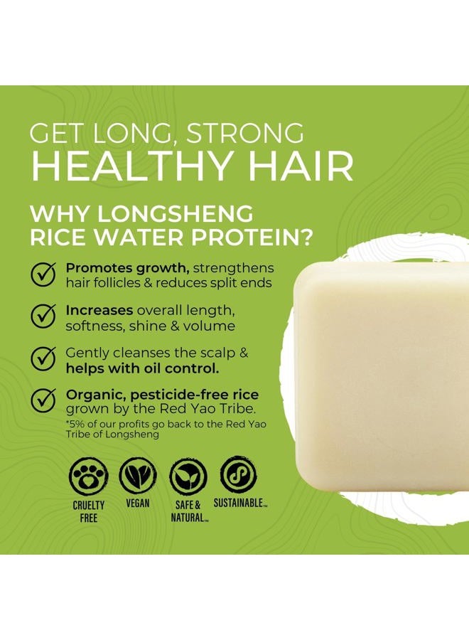 Viori Conditioner Bar - Handcrafted with Longsheng Rice Water & Natural Ingredients - Sulfate-free, Paraben-free, Cruelty-free, Phthalate-free, pH balanced 100% Vegan, Zero-Waste (Hidden Waterfall) - Image 2