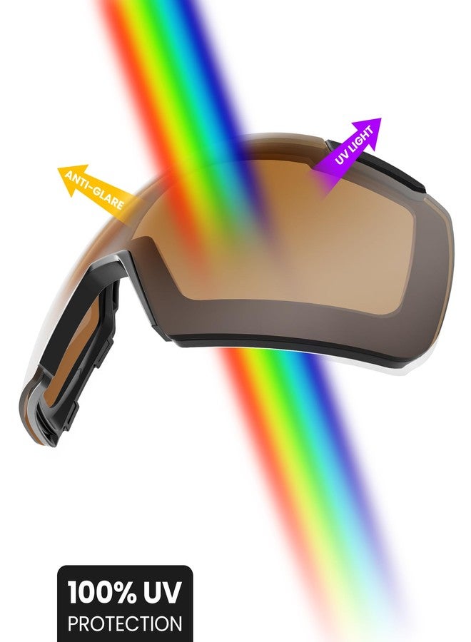 OutdoorMaster Ski Goggles Heron Replacement Lens, Magnetic Easy Lens Swap, Anti-fog, OVP Lens Wide Feild of Vision - Image 5