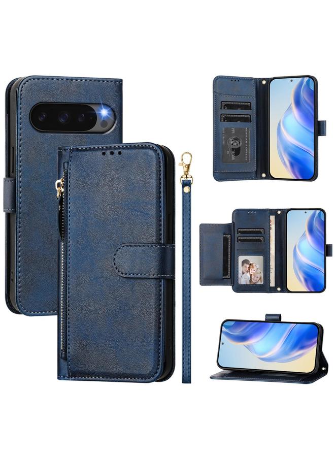 S-TOP Case For Google Pixel 10 Pro XL Multi-Card Slots Zipper Wallet Leather Phone Case - Image 1