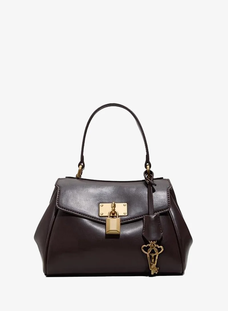 Heartkeepermid Ladies Brown Satchel Bag