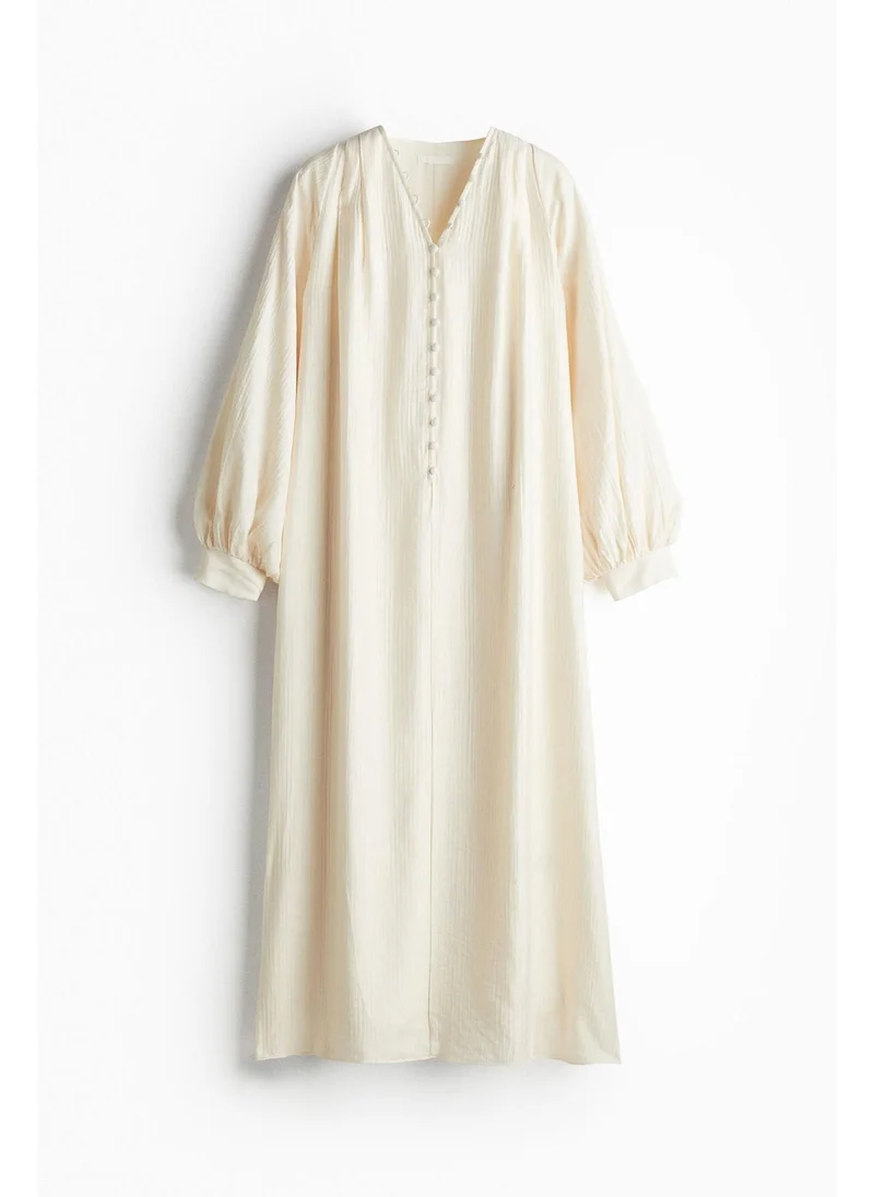 اتش اند ام فستان بأكمام بالون