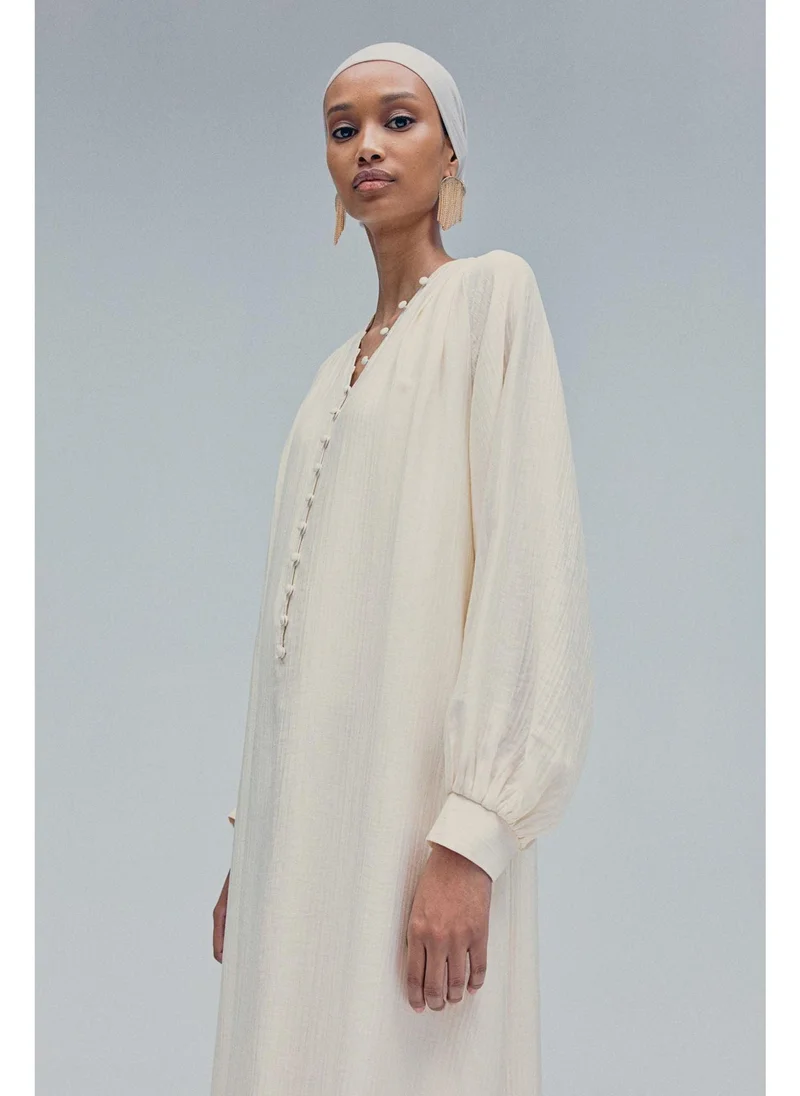 H&M Balloon-sleeved dress