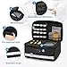 Damero Locking Pill Bottle Organizer with Inner Dividers Medicine Storage and Organizer Bag Combination Lock for Medicine Vitamins and Medical Supplies Black - Image 4