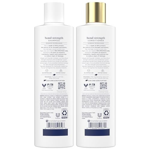 Dove Bond Strength Shampoo & Conditioner Set – Daily Strengthening Treatment for Dry, Damaged Hair, 12 Oz Ea - Image 2