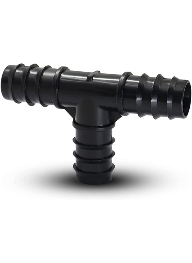 RACO RACO Tee Connector Drip Irrigation 16mm Plastic Pipe Tee Garden Hose Tube Connector Drip Irrigation Accessories Pack of 2  - Image 1