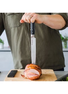 KitchenAid High-Carbon Japanese Steel Eastern Style Gourmet Meat Knife with Sheath Silver and Black 20 cm KOG8IGSSOHOBA  - Image 3