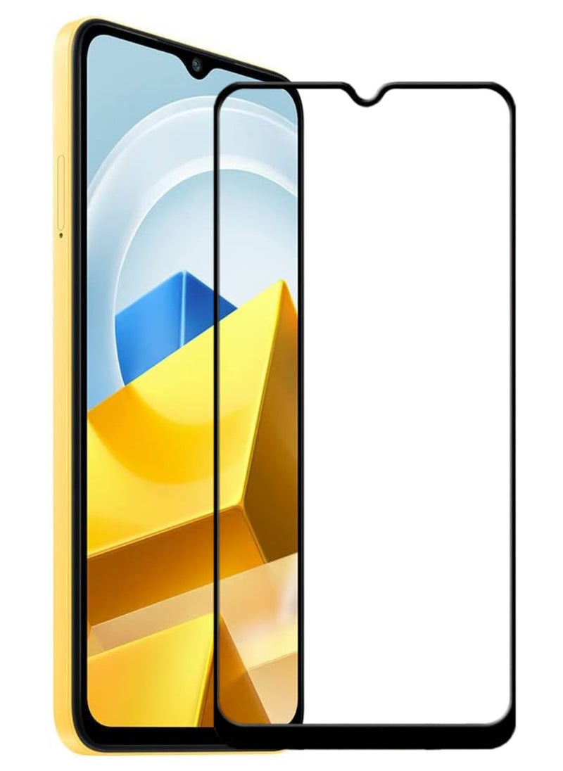 ACLIX Antistatic ESD Dustproof Premium Quality High Definition Tempered Glass Screen Protector Designed For Xiaomi Poco M5 - Image 1