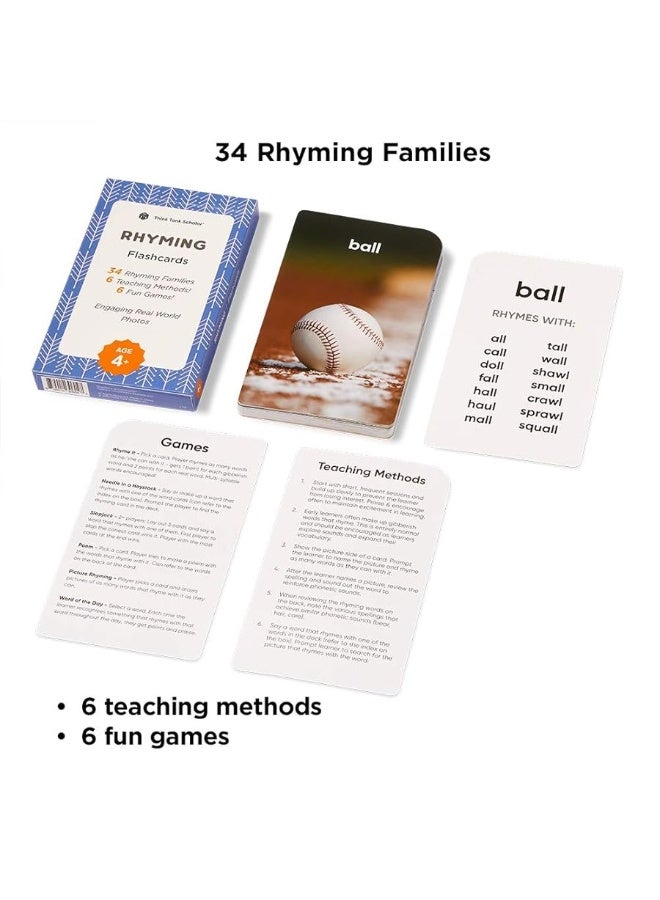 Think Tank Scholar Think Tank Scholar Flash Cards for Preschool, Pre K and Kindergarten Set of 5, 180 Cards - Learn Alphabets, Colors, Number, Shapes Animals & Sight Words - Educational Flashcards for Kids 2-5 Years  - Image 2