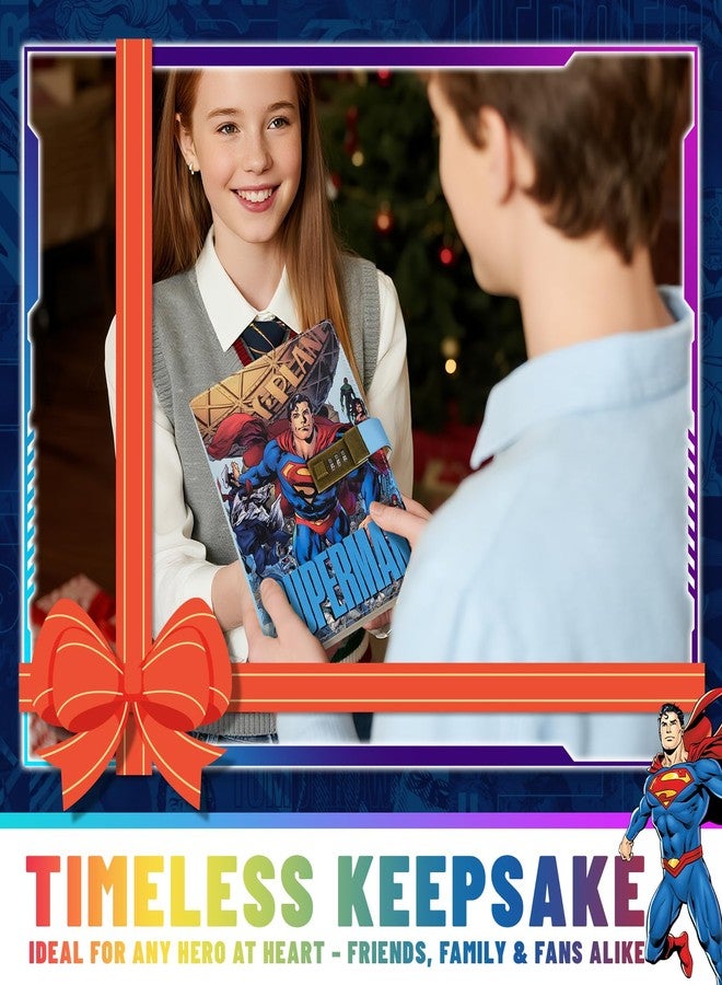 CoCube+ Superman Superhero Diary with Lock - Comic-Inspired PU Leather Notebook Journal with Lock 228 Pages - Superman Locked Diary Planner Organizer for Boys, Girls, Teens, Fans, School or Gift Use - Image 4