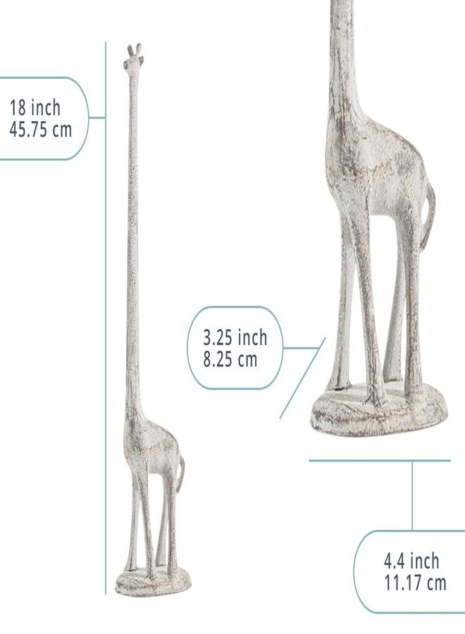 Comfify حامل مناديل ورقية على شكل زرافة للمطبخ أو حامل ورق تواليت زخرفي للحمام - تصميم حيواني فريد عتيق، قديم، وغريب لتوزيع اللفائف لديكور المنزل - Image 3