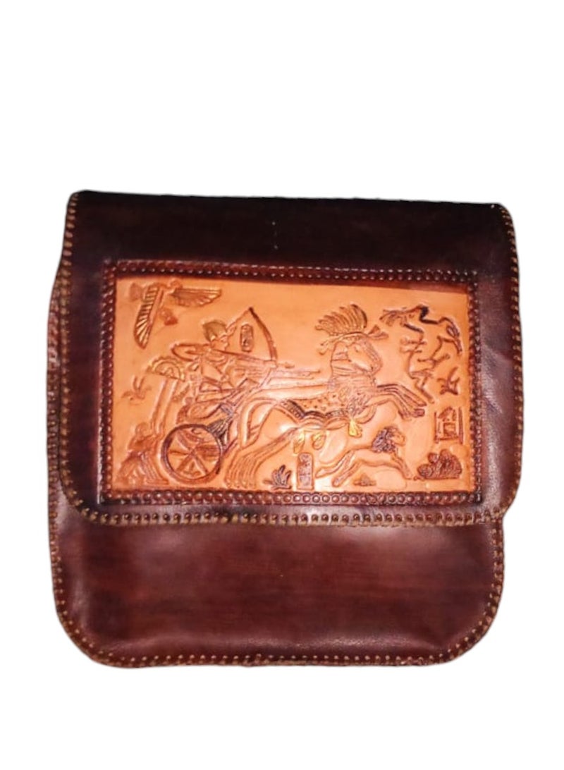 Sheer Fashionable Leather Crossbody Bag  - Image 1