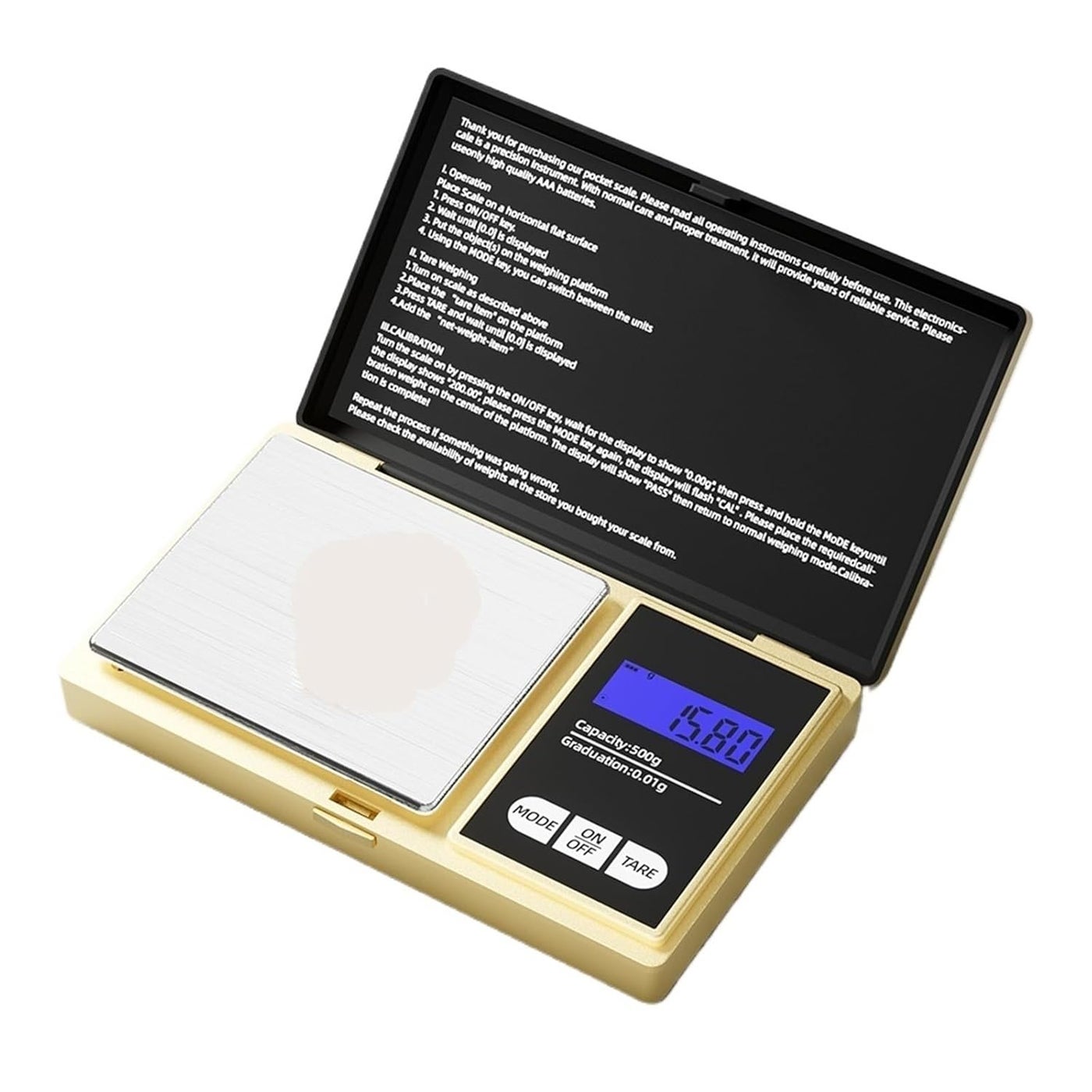 Gold Mechanical Scale 200g 0 01g Precision Weighing For Jewelry Coffee Beans Powder