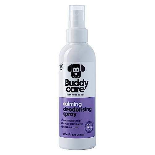 Buddycare Dog Deodorising Spray - Deodorising Spray for Dogs - With Aloe Vera and Pro Vitamin B5 (Lavender, 200ml) - Image 1