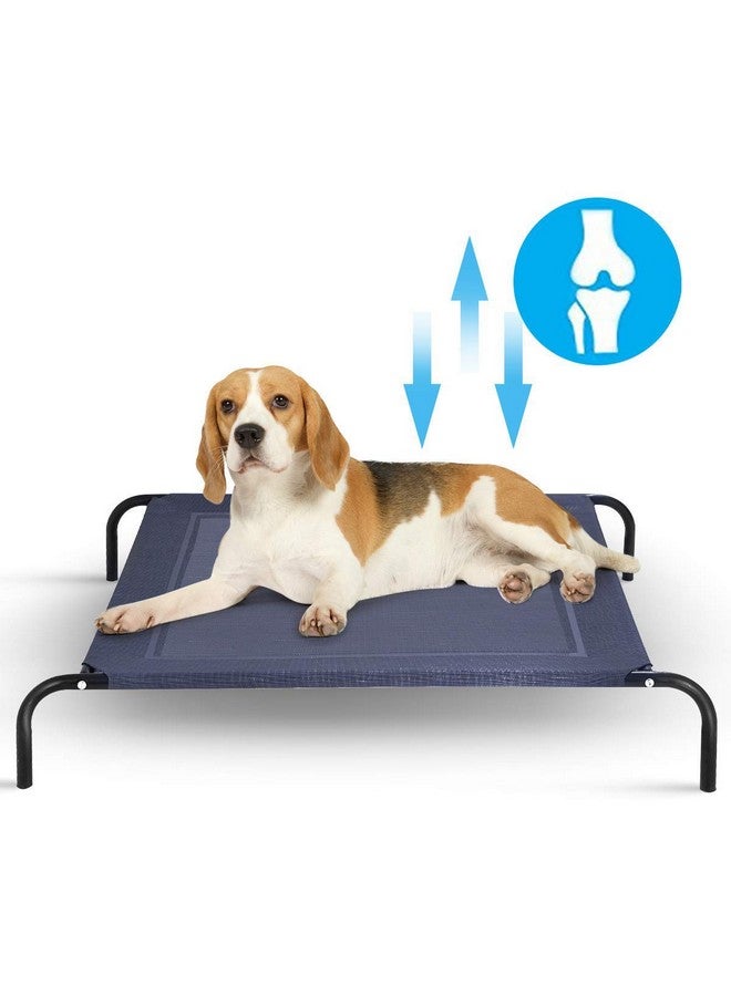 Giantex Elevated Pet Bed for Medium Large Dogs, Keep Pets Cool, Portable Raised Pet Cot Indoor Outdoor Camping, Waterproof Breathable Mat Steel Frame, Easy Assembly (Large) - Image 4
