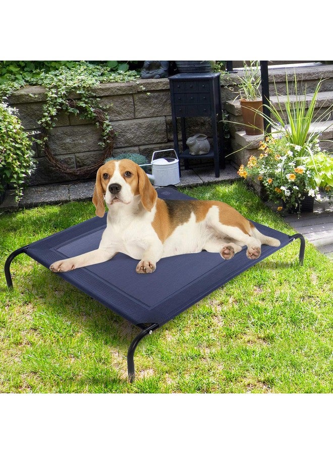 Giantex Elevated Pet Bed for Medium Large Dogs, Keep Pets Cool, Portable Raised Pet Cot Indoor Outdoor Camping, Waterproof Breathable Mat Steel Frame, Easy Assembly (Large) - Image 2