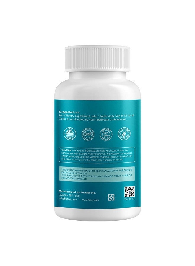 Heivy Sodium Chloride Tablets 1000mg - Pure Salt Tablets, 365 Tablets, Sodium Chloride, Non-GMO - Electrolyte Balance and Hydration Support, Electrolytes Replenisher Hydration Drink - Image 3