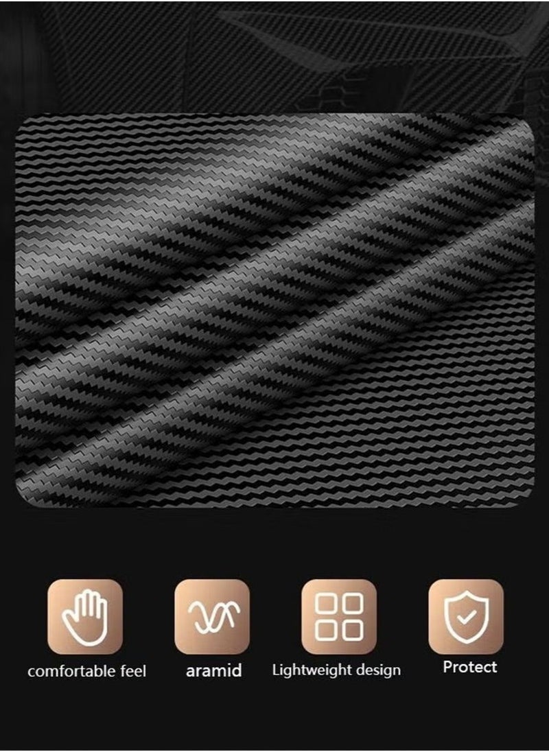 TEAM LUXURY Carbon Fiber Case Cover for Samsung S23 Ultra 5G, Compatible with Ma-g-safe - Texture Ultra Thin Fashion Ultra Touch Feel Minimalist Anti-Scratch Anti-Shock Case for S23 Ultra  - Image 3
