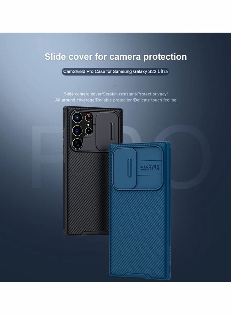 Captaintech Excefore Case for Samsung S22 Ultra Cover,Case Full Body Protective With Camera Protection Case for Samsung Galaxy S22 Ultra 5G 6.8 inch 2022 (Blue) - Image 2